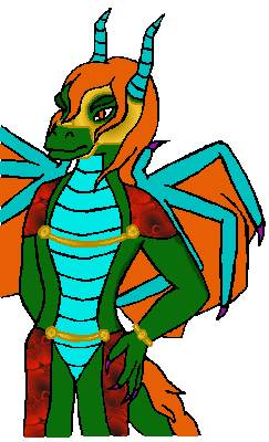 Djari, in royal attire